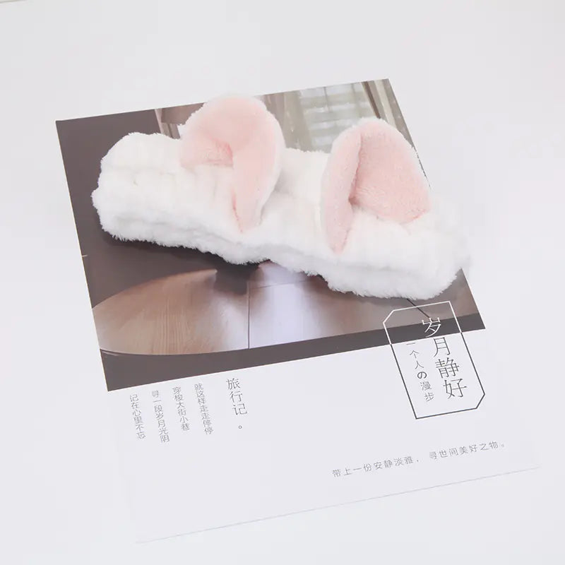 Women's Cute Cat Ear Headband for Makeup and Skincare