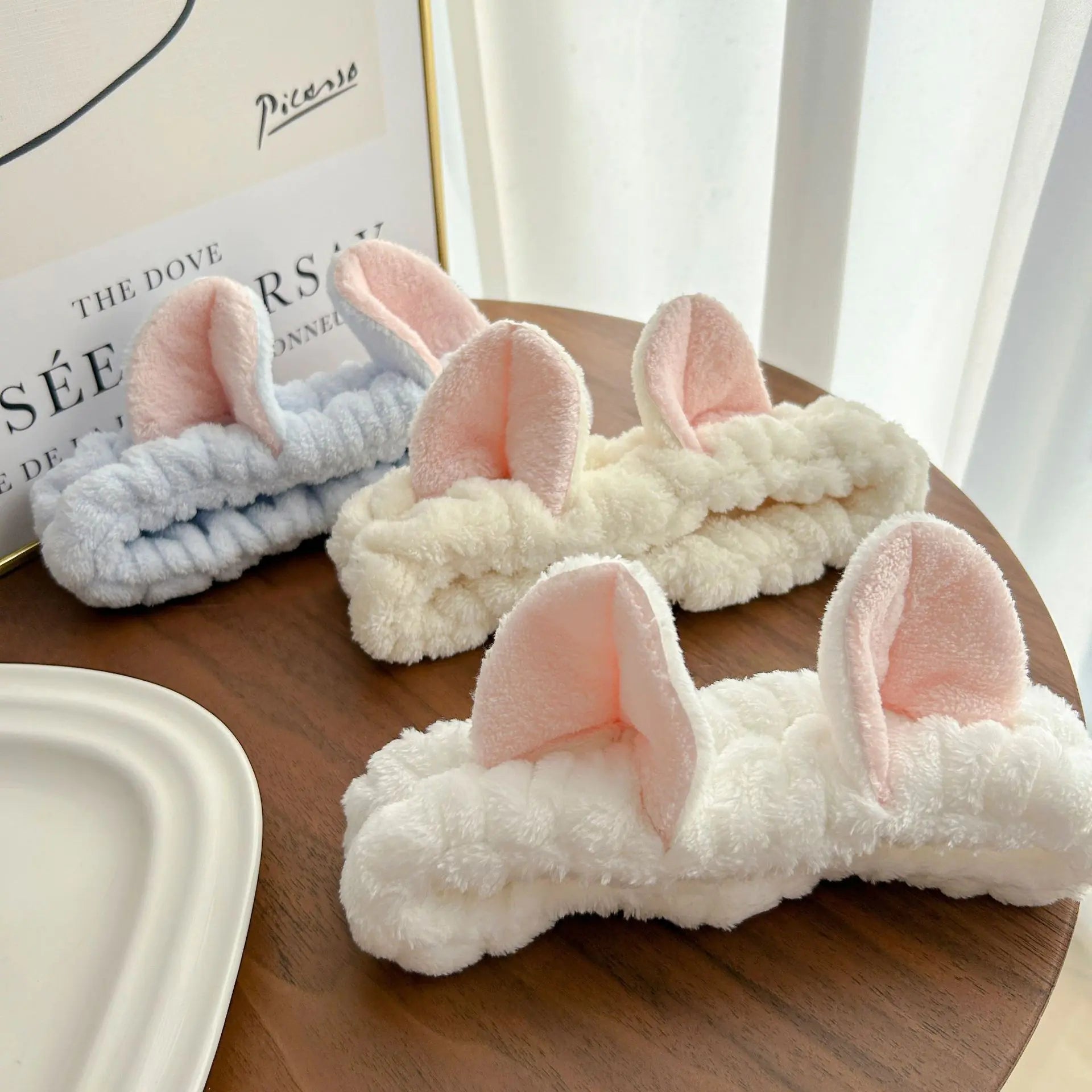 Women's Cute Cat Ear Headband for Makeup and Skincare