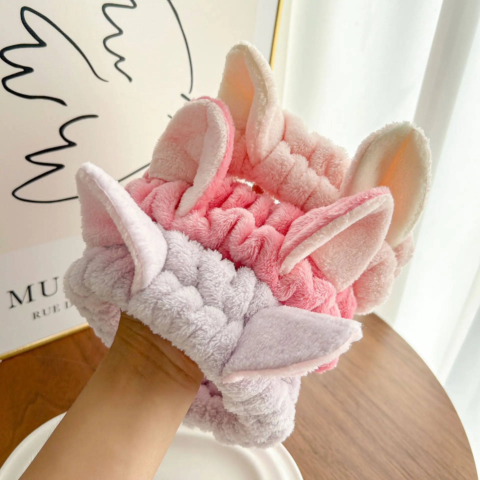 Women's Cute Cat Ear Headband for Makeup and Skincare