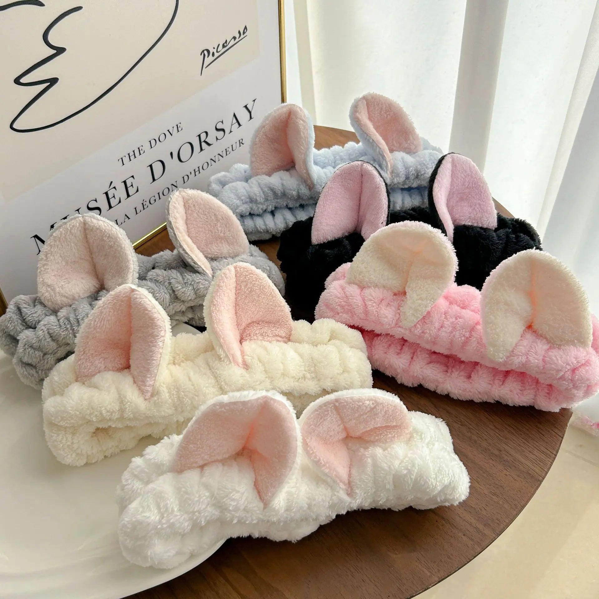 Women's Cute Cat Ear Headband for Makeup and Skincare