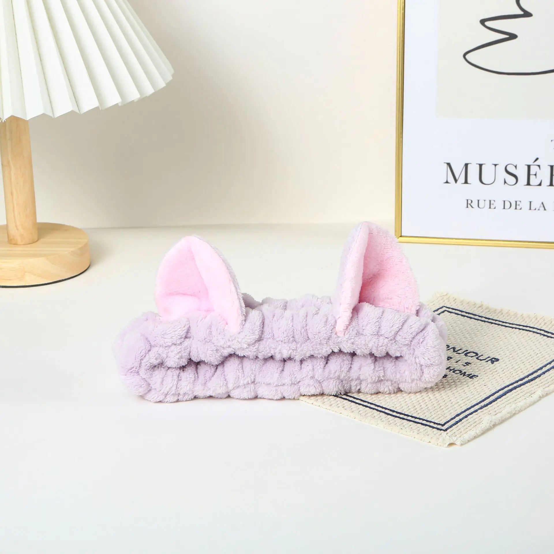 Women's Cute Cat Ear Headband for Makeup and Skincare