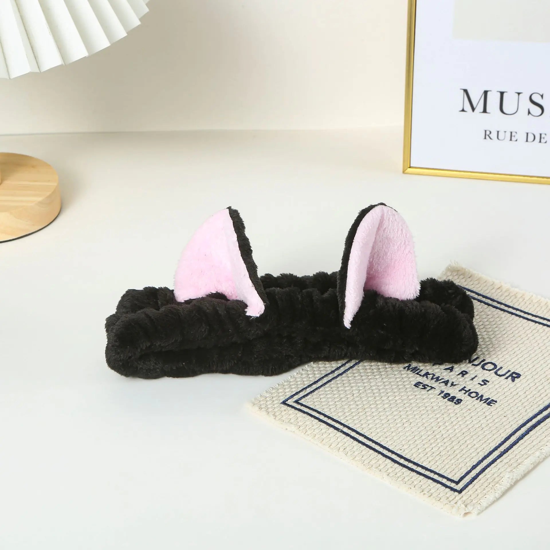 Women's Cute Cat Ear Headband for Makeup and Skincare
